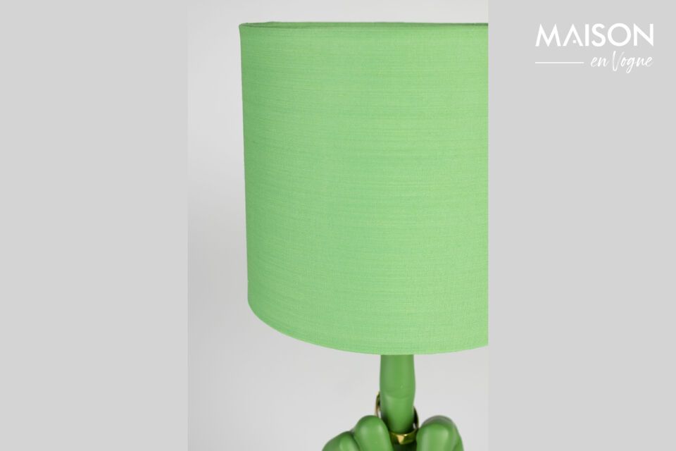Lampe en résine verte What If - 9