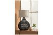 Miniature Lampe en rotin noir Macy 2