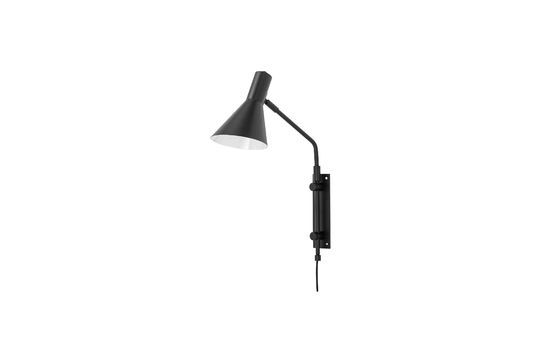 Lampe murale noire en métal Edil