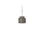 Miniature Lampe pendante grise en métal Grei Détouré