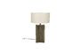 Miniature Lampe rectangulaire en aluminium doré Rico Détouré