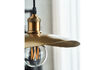Miniatuur Lampenkap Groot van IJzer Antiek Messing Hatt 4
