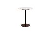 Miniature Lana white marble dining table 5