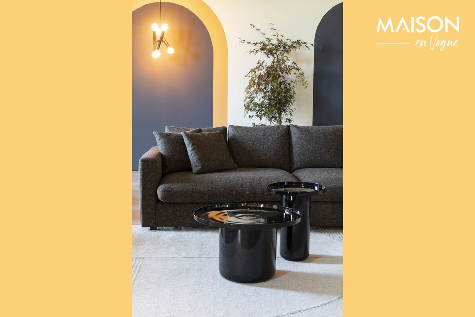 Simple, contemporary styling with extreme elegance, this sofa fits effortlessly into any interior