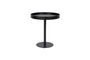 Miniature Large black wood side table Yuri Clipped
