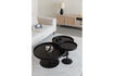 Miniature Large black wood side table Yuri 2