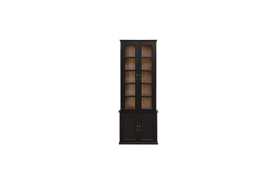 Large black wooden display cabinet Auriac - 8