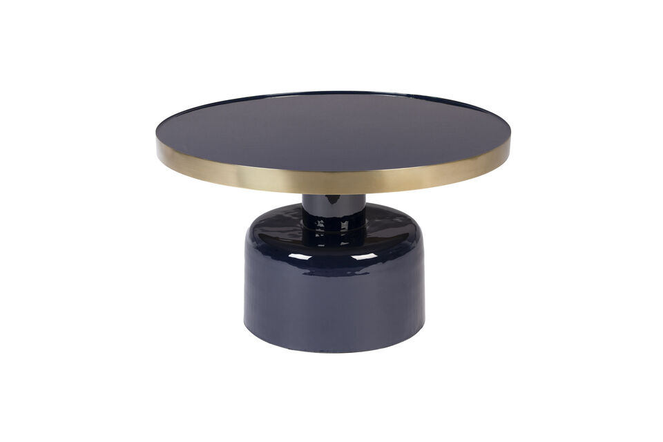 Large Blue Glam Side Table 60 cm Zuiver