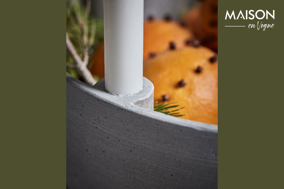 Simply add four candles and adorn the large space with your favourite ornaments and a few sprigs