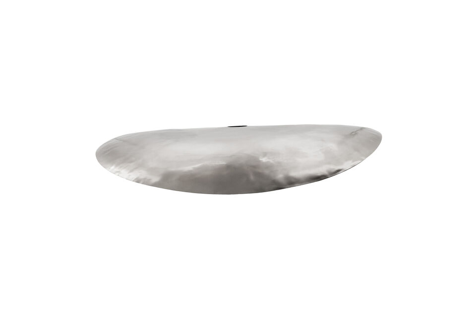 Large Iron Lampshade Brushed Silver HDHatt House Doctor