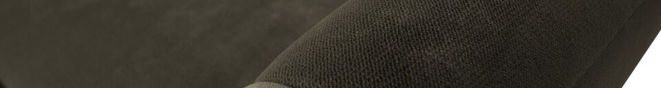 Material Details Large khaki velvet sofa Rocco