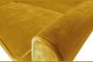 Miniature Large ochre velvet sofa Rocco 6