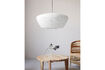 Miniature Large Rice Paper Lampshade White Bidar 2