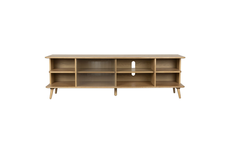 The storage furniture from the Rise series elevates the atmosphere in any room to the highest level
