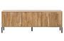 Miniature Large tv cabinet in beige oak wood New Clipped