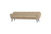 Miniature Large two-seater sofa in sand fabric Rocco 3