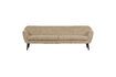 Miniature Large two-seater sofa in sand fabric Rocco 1
