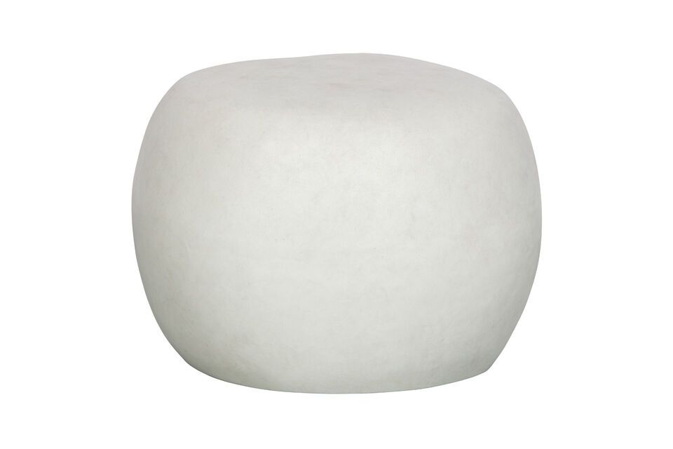 Large white fibrous clay coffee table Pebble Vtwonen