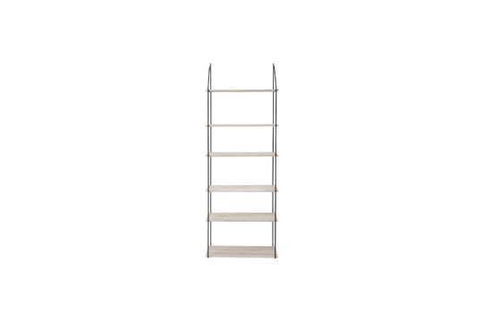 Lea scaffale a paulownia naturale