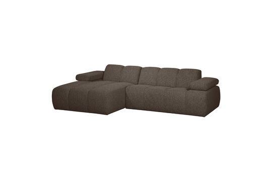 See the product profile left chaise longue sofa bouclé brown melange MOJO Left chaise longue sofa bouclé brown melange MOJO
