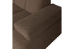 Miniature Left chaise longue sofa bouclé brown melange MOJO 8