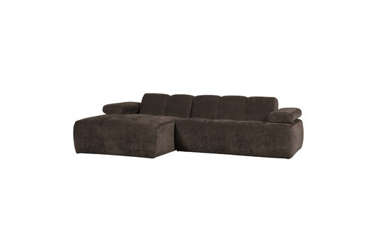 See the product profile left chaise longue sofa brown rib fabric Mojo Left chaise longue sofa brown rib fabric Mojo