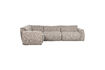 Miniature Left corner sofa 301 cm woven fabric natural melange Baggy 2
