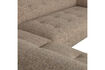 Miniature Left corner sofa coarse woven brown melange LLOYD 7