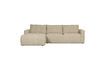 Miniature Left corner sofa in beige fabric Bar 1