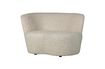 Miniature Left corner sofa in cream fabric Stone 5