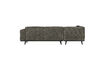 Miniature Left Corner Sofa Structured Velvet Frost STATEMENT 3