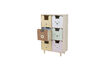 Miniatura Libreria con cassetti in paulownia multicolore Calle 12
