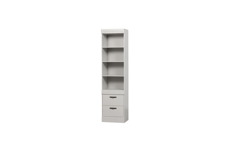 Libreria H215 cm Pino Bianco neve BOLD Woood