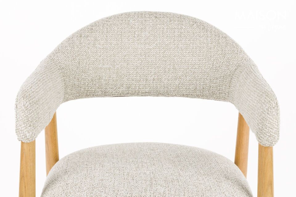 Lichtbruine stoffen fauteuil Indy - 11