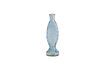 Miniature Light blue glass vase H20 Fish 1