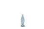 Miniature Light blue glass vase H20 Fish Clipped