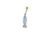 Miniature Light blue glass vase H20 Fish 4