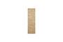Miniature Light-colored natural fiber carpet 300x90 cm Hempi Clipped