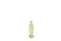 Miniature Light green glass vase H20 Fish Clipped