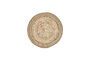 Miniature Light jute rug 90 cm Rugy Clipped