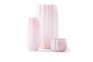 Miniature Light pink glass vase h38cm Melon 8