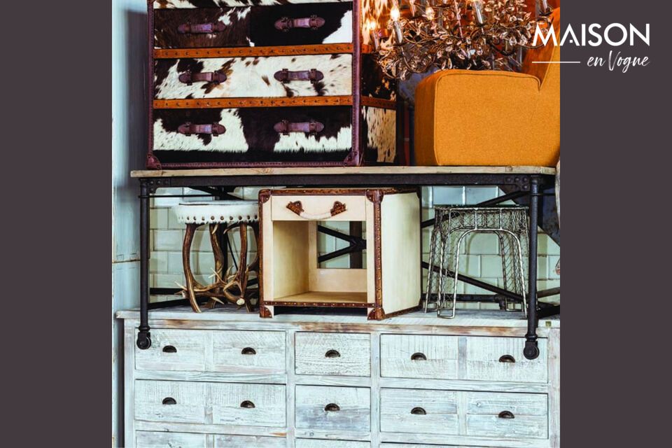 This elegant storage unit is more than just a storage space; it\'s designed to enhance any interior