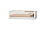 Miniature Lit banquette 90x200 cm pin blanc CARTER Détouré