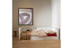 Miniature Lit banquette 90x200 cm pin blanc CARTER 2