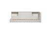 Miniature Lit d'angle 90x200 cm pin blanc CARTER 5