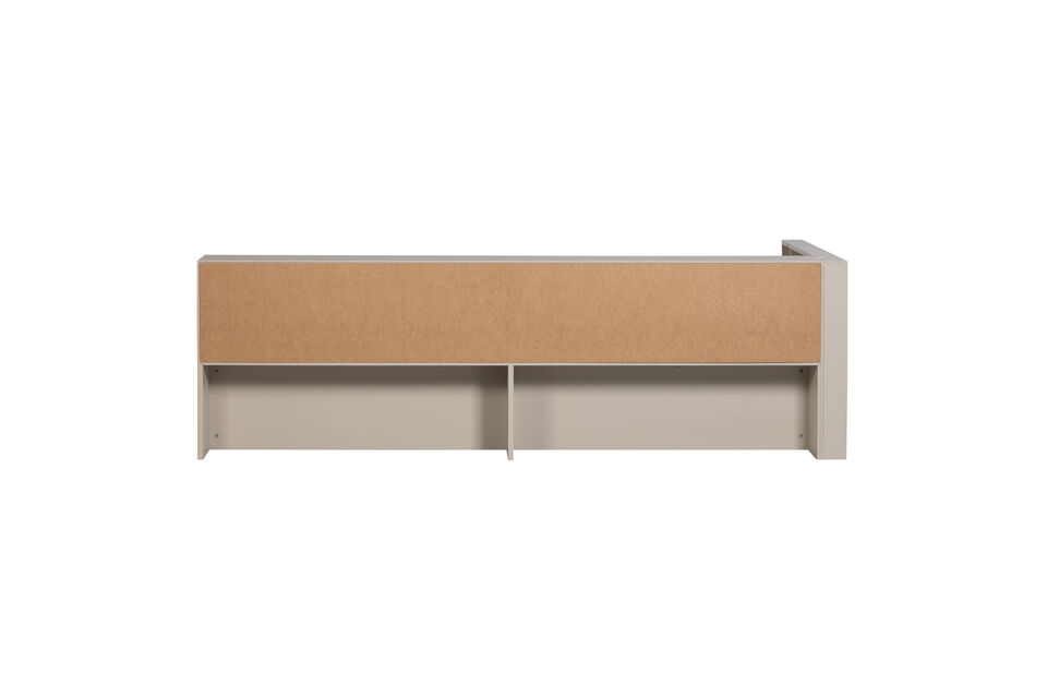Le lit a une taille de matelas de 90x200 cm