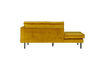 Miniature Lit de jour droite velours jaune ocre RODEO 4