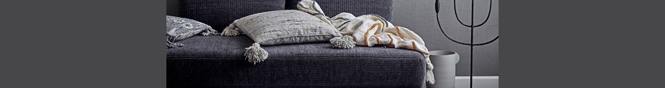 Mise en avant matière Lit de repos gris Groove