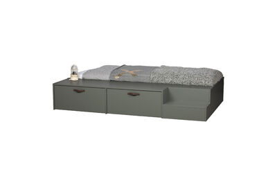 Lit enfant avec tiroirs 80x200 cm Pin vert savonneux STAGE