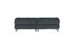 Miniature Lloyd 4 seater sofa in anthracite velvet 4